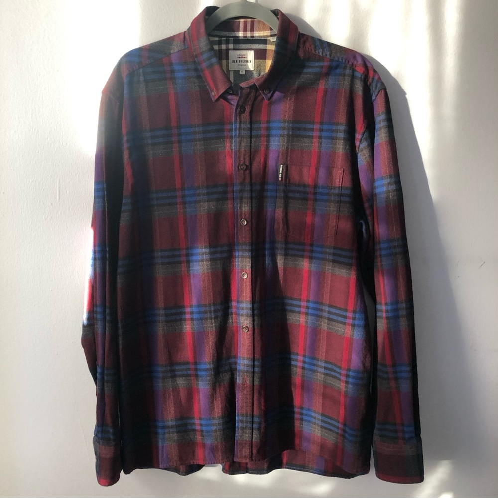 Ben Sherman Plaid Button Down